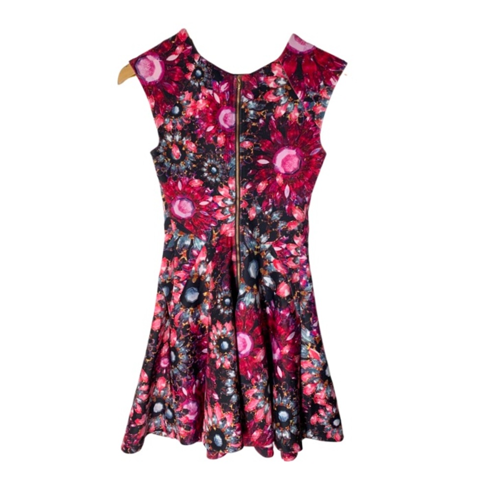NEW!! Ted Baker Crystal Broach Skater Dress - Picture 2 of 10